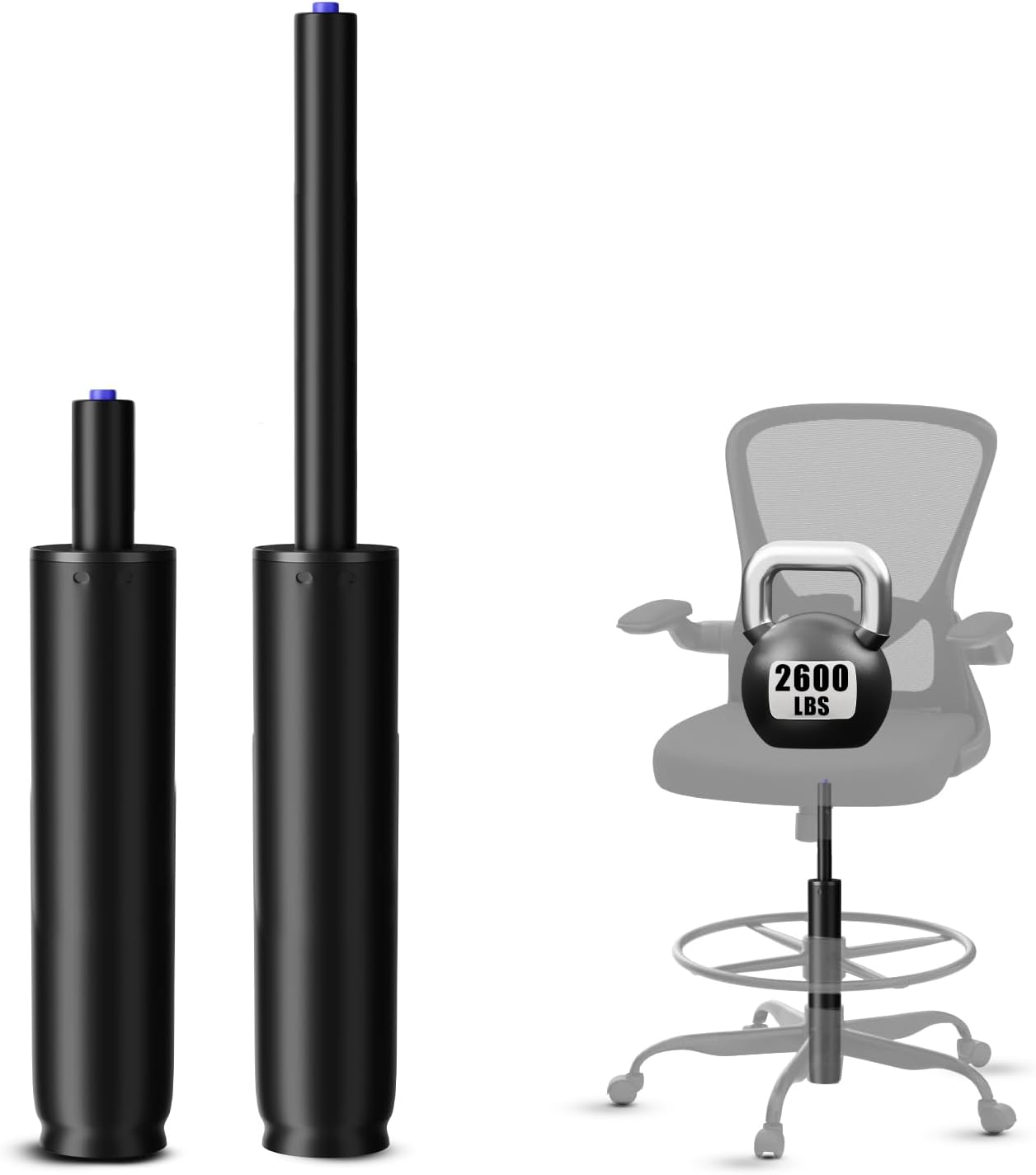 14 to 22 Inches Extra Long Gas Lift Cylinder for Chairs