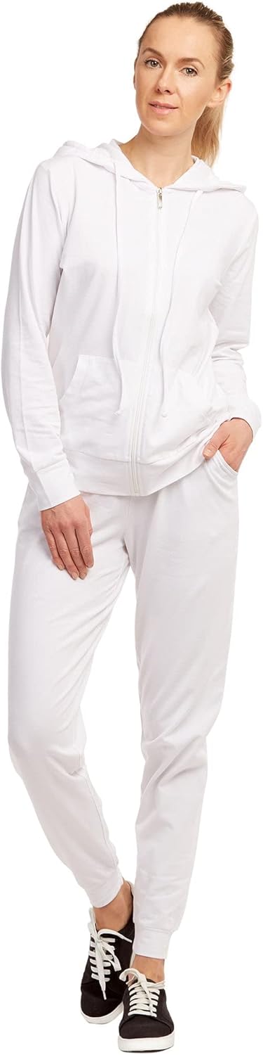 Women's Thin Cotton Zip Up Hoodie Jacket for Stylish Comfort
