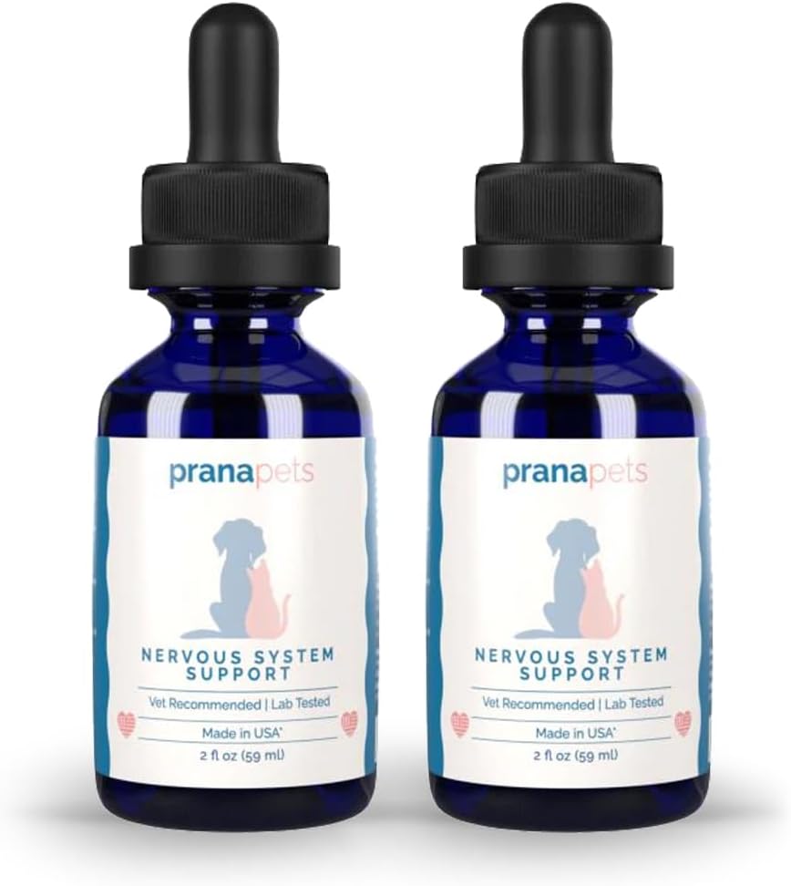 PranaPets Nervous System Support for Dogs and Cats - 2 Pack