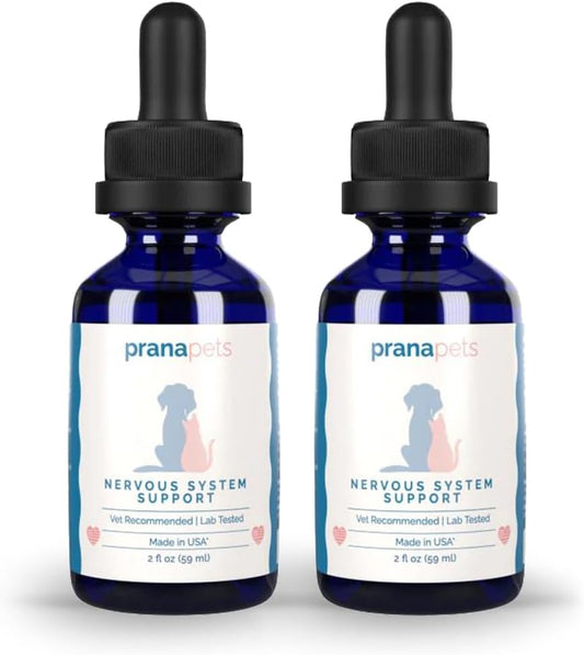 PranaPets Nervous System Support for Dogs and Cats - 2 Pack