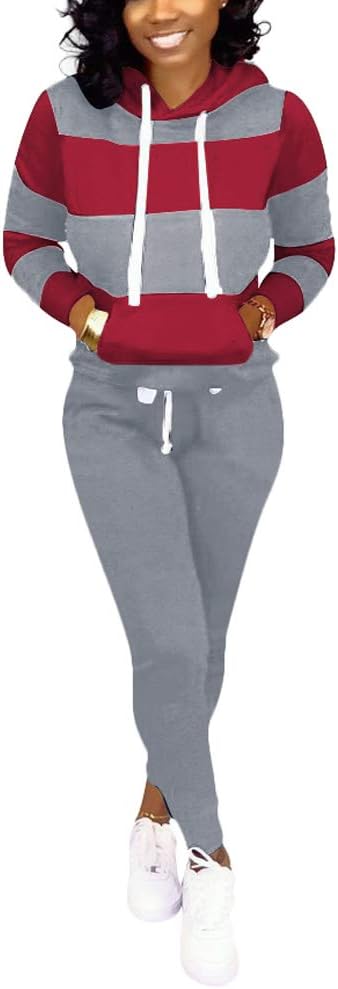 Nimsruc Two Piece Outfits For Women Jogging Suits Casual Wear