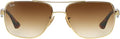 Ray-Ban Men's RB3483 Metal Square Sunglasses - Classic Double Bridge