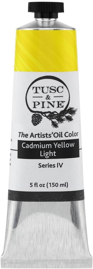 Tusc & Pine Artist Oil Paint - Cadmium Yellow Light 150 ml