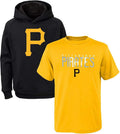 MLB Youth Boys Performance Hoodie & Tee Combo - Pittsburgh Fans
