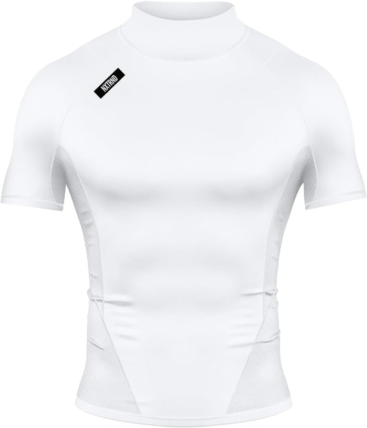Nxtrnd Men's Turtleneck Compression T-Shirt for Athletes