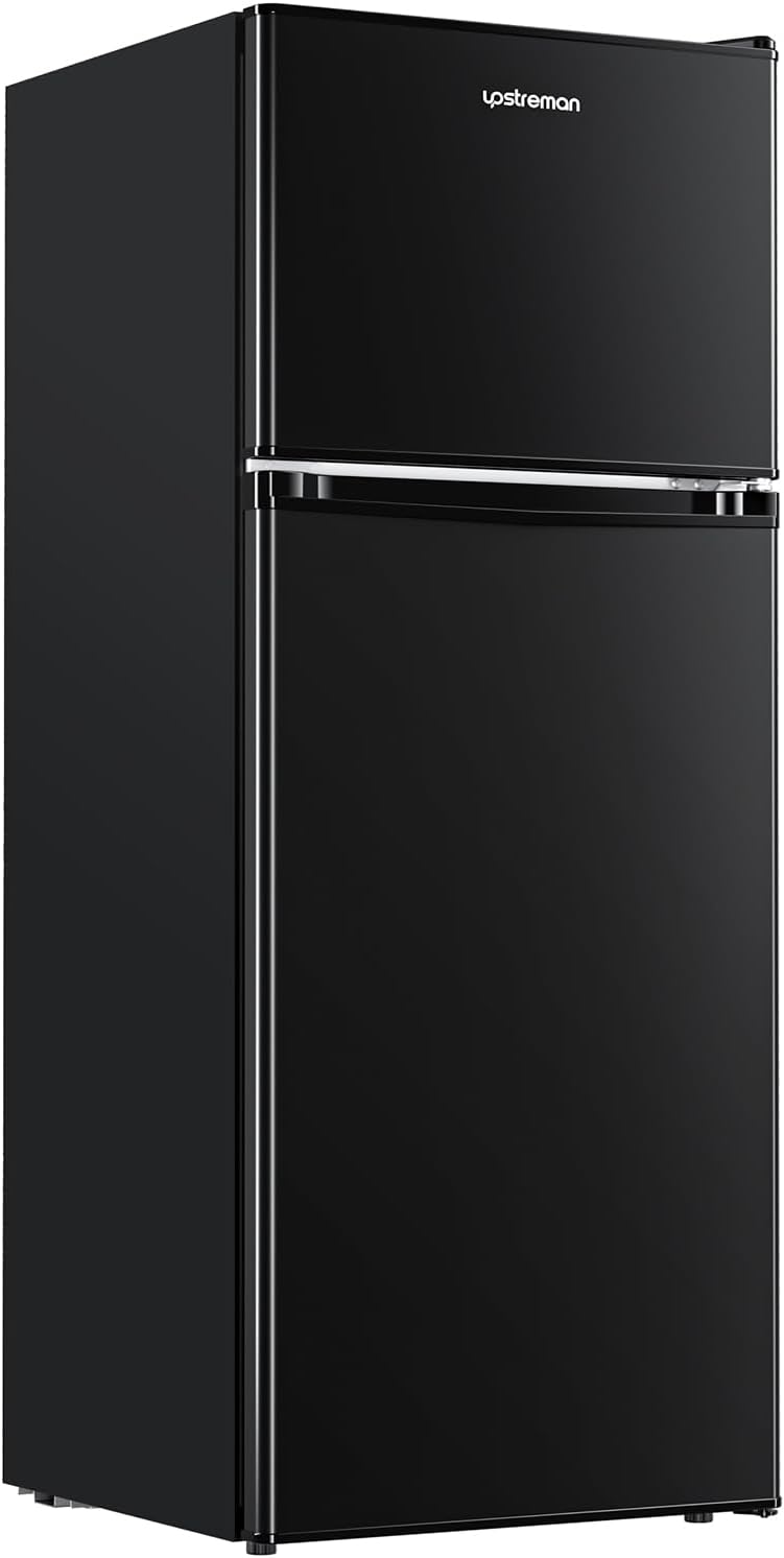 Upstreman 4.0 Cu.Ft. Mini Fridge with Freezer for Dorms
