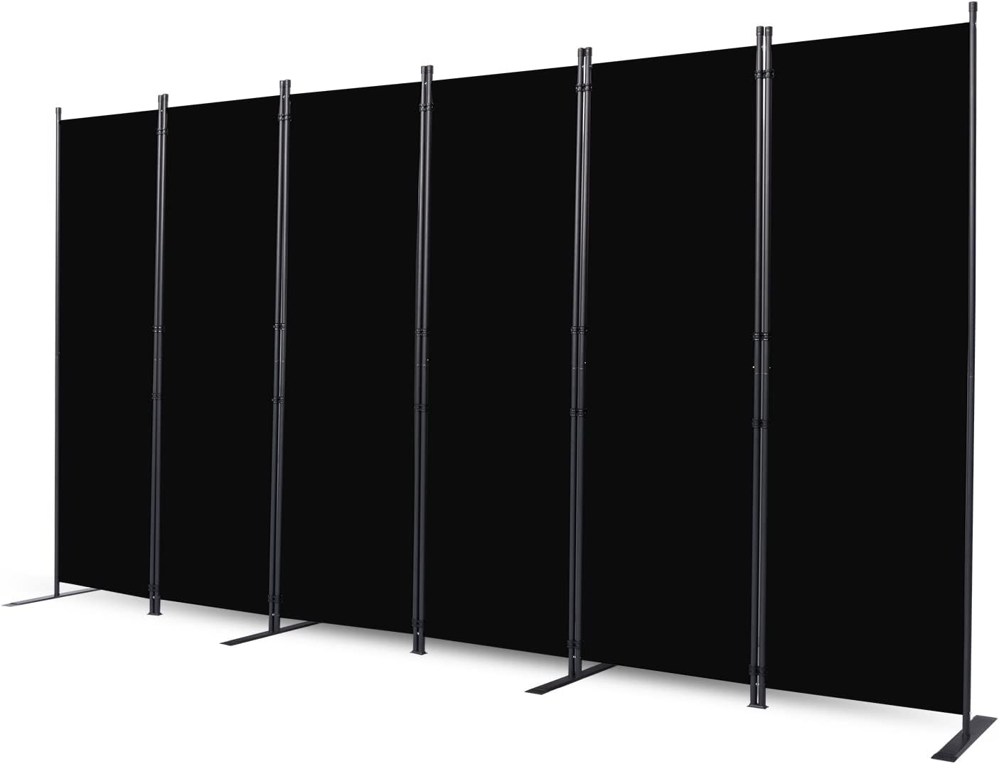 Room Divider 6 Panel Folding Privacy Screens for Versatile Use