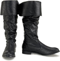 Medieval Renaissance Pull On Mid Calf Gothic Boots - Flat Jazz Style