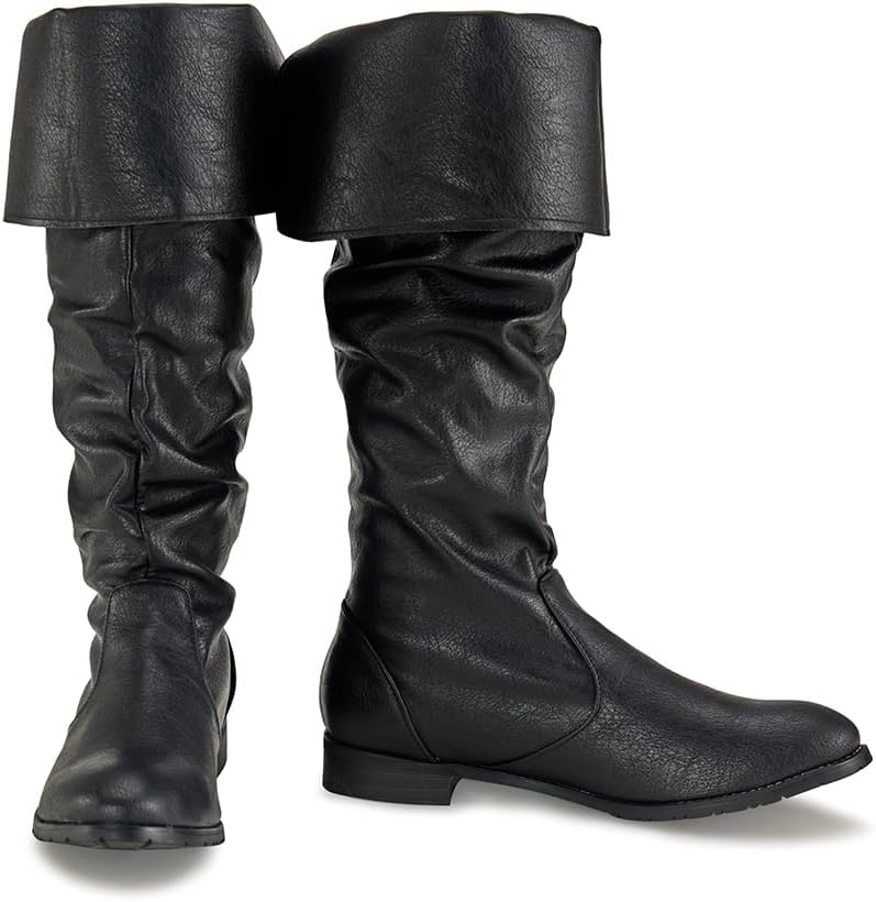 Medieval Renaissance Pull On Mid Calf Gothic Boots for All