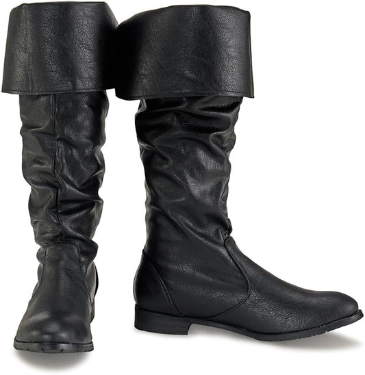 Medieval Renaissance Pull On Mid Calf Gothic Boots for All