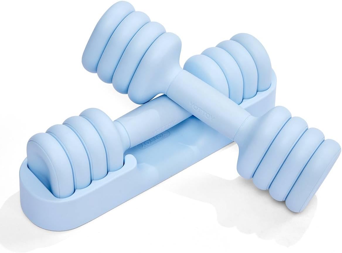 YOTTOY Adjustable Dumbbell Set for Home Gym Workouts