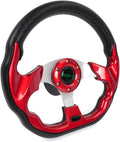 RASTP 12.6 in Boat Steering Wheel with 3/4 Axle Adapter - D Shape