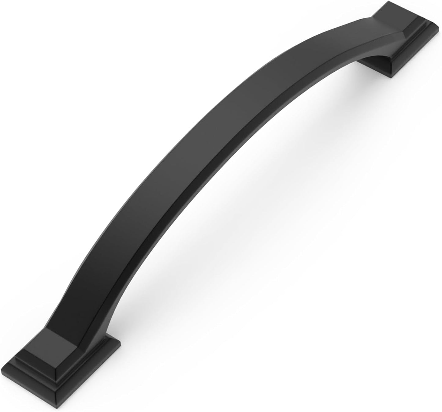 10 Pack 6-1/4 Inch Matte Black Cabinet Pulls for Kitchen