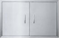 JIE JIN 35 in x 24 in Outdoor Kitchen Double Access Doors - Durable