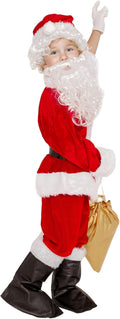 9PCS Santa Costume for Kids - Complete Holiday Outfit