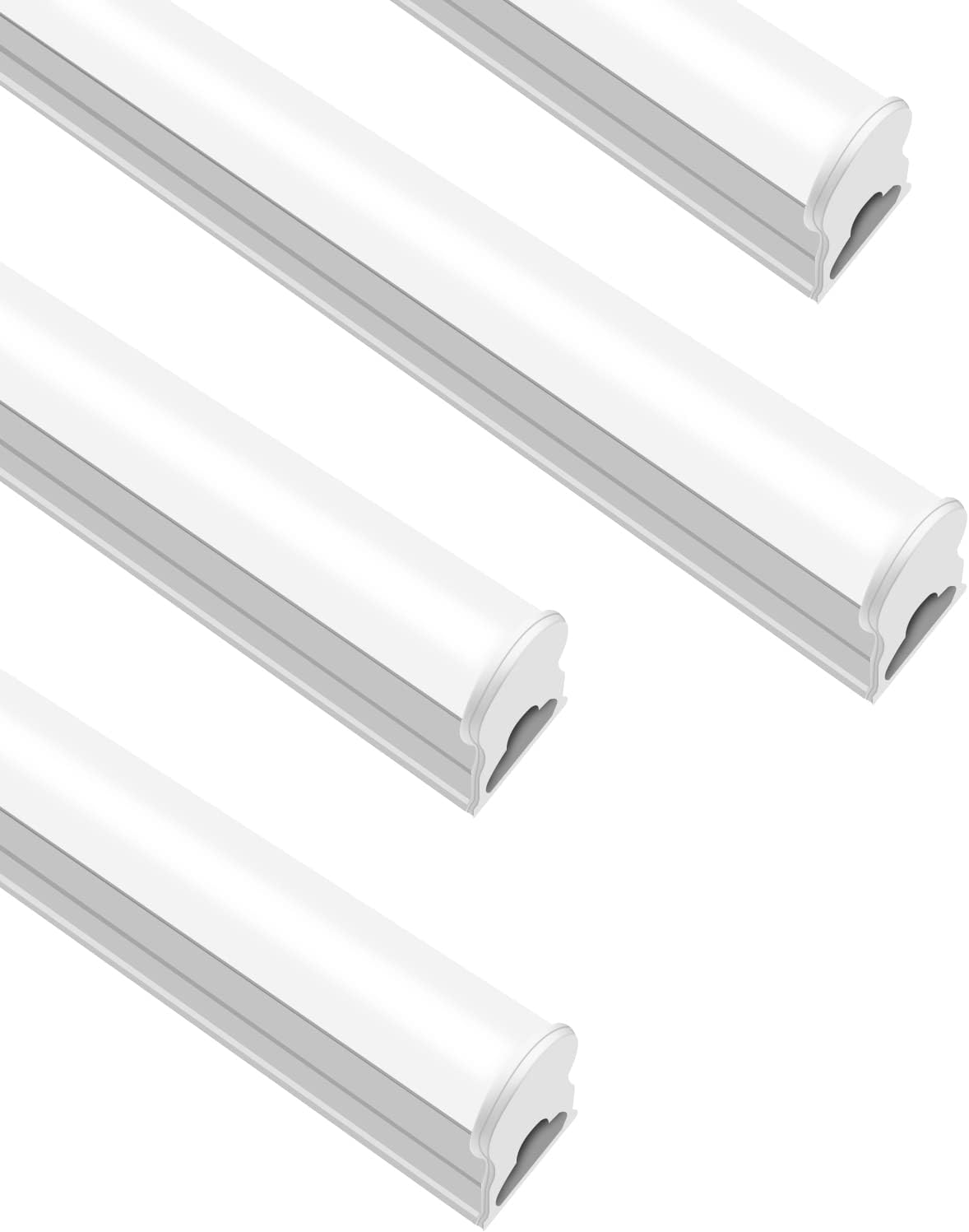 LightingWill 4 Pack LED Shop Light 2FT for Bright Spaces