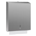 Paper Towel Dispenser Wall Mount Brushed Stainless Steel - Large