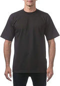 Pro Club Men's Heavyweight Cotton Crew Neck T-Shirt - Durable Comfort