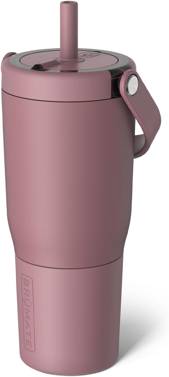 BruMate Resa 25oz Leakproof Travel Tumbler with Handle & Straw