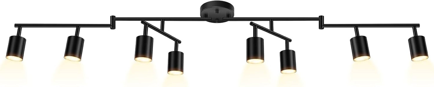 Modern Black Track Lighting Fixture for Stylish Indoor Spaces