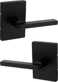 Kwikset Halifax Privacy Door Lever Matte Black - Durable, Easy Install