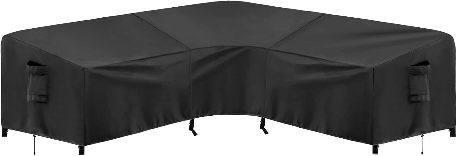 PureFit Outdoor Sectional Sofa Cover for V Shaped Patio Furniture