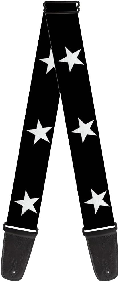 Rock in Style with 2 Wide Star Guitar Strap