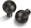 Matte Dark Gunmetal Gray Cabinet Knobs 10 Pack - Timeless Finish