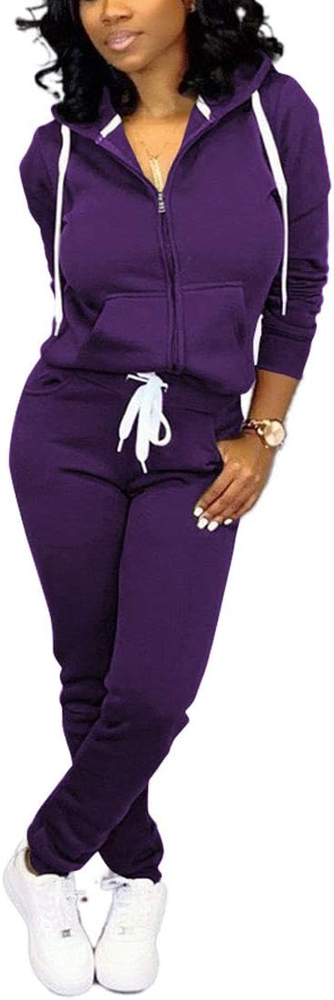 Nimsruc Jogging Suits for Women - Stylish 2 Piece Casual Set