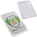 Bulk 50 Pack Slim Heavy Duty Badge Holders for ID Protection
