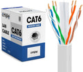 Cat6 Cable 1000ft Bulk Lan Ethernet - Durable 10Gbps Riser