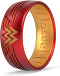 DC Comics Etched Silicone Ring for Fans - Comfortable, Breathable