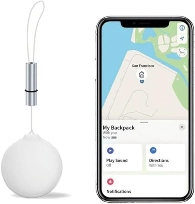 Petma Smart Tag: Instant Location, Water-Resistant, 1-Year Durability