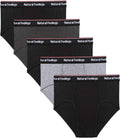 Men's Cotton Full Rise Briefs Multipack - Standard Sizes Fit Guide