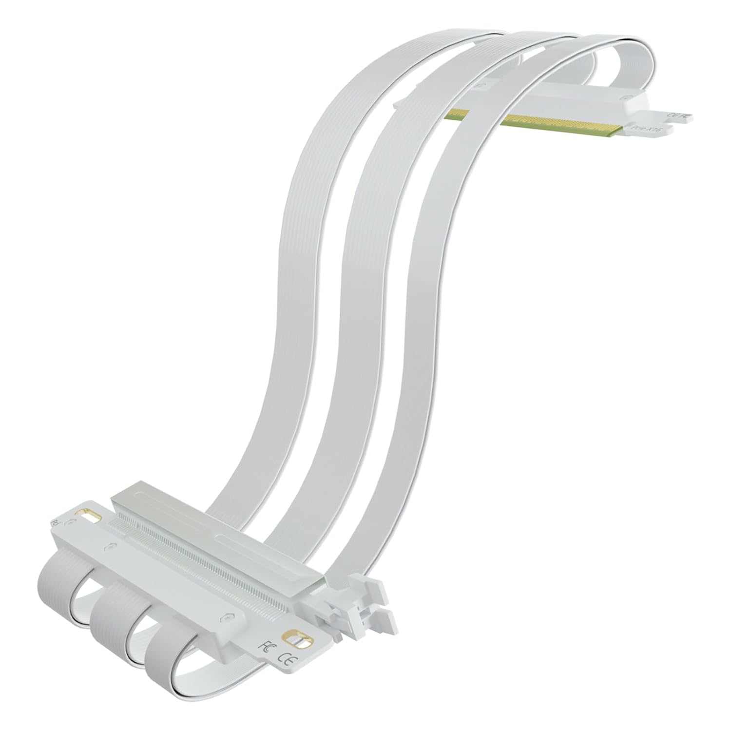 GLOTRENDS Double Reverse PCIE 4.0 Riser Cable for Mini-ITX