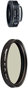 Canon EF-S 24mm f/2.8 STM Lens with Circular Polarizer - Compact Prime
