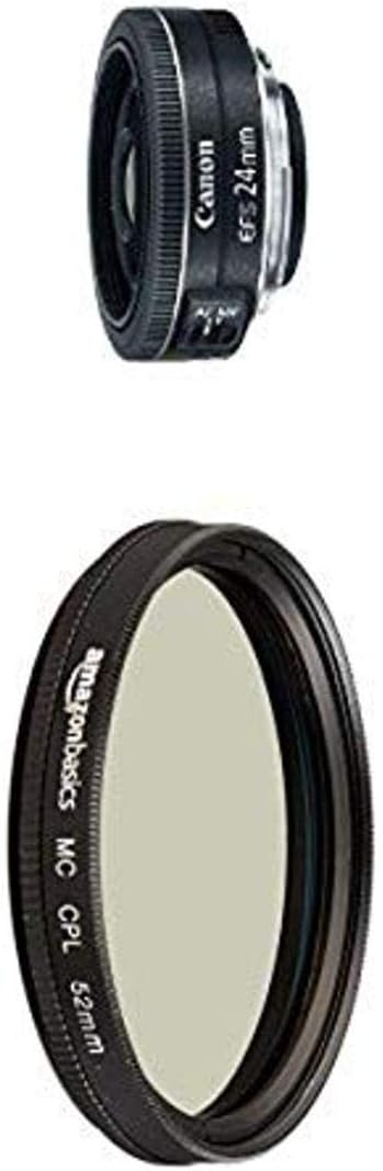 Canon EF-S 24mm f/2.8 STM Wide-Angle Lens with Polarizer