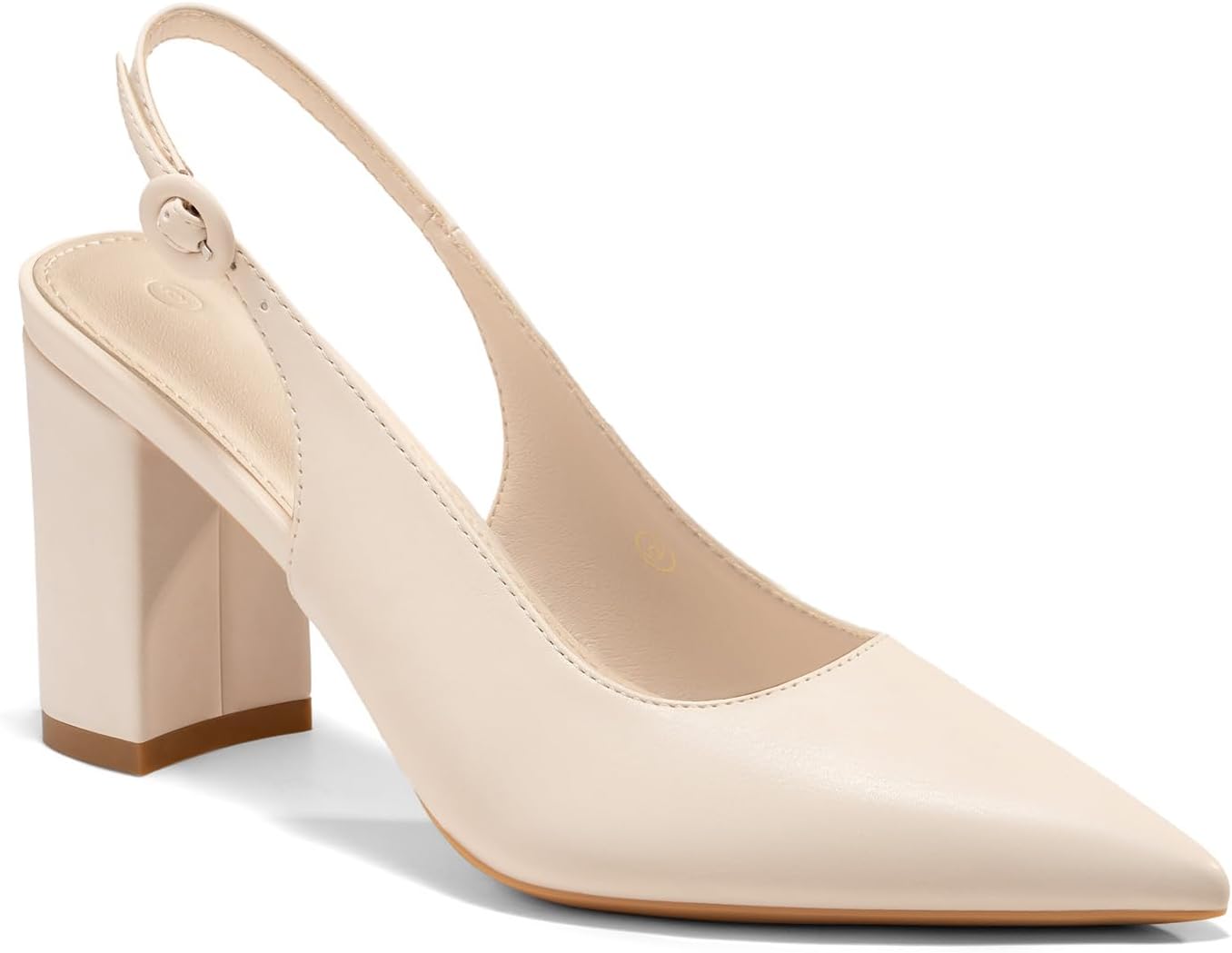 Women's Pointed Toe Block Heel Pumps for Work and Parties
