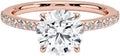 2 CT Colorless Moissanite Engagement Ring for Women - Twisted Vine