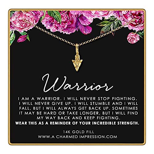 Survivor Jewelry Warrior Necklace for Strength and Courage