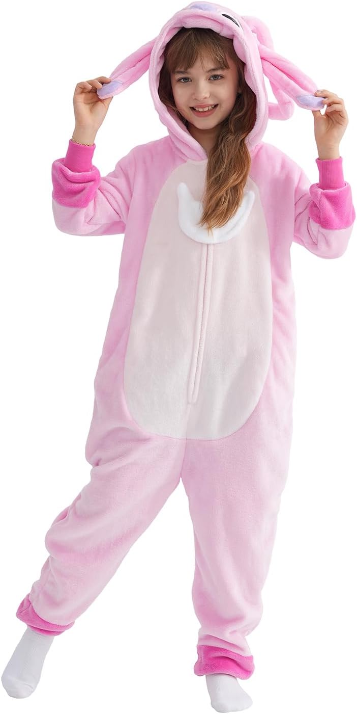 Halloween Christmas Unisex Kids Flannel Cosplay Onesie Costume