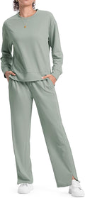 Womens Sweatsuit 2 Piece Travel Set - Comfortable Casual Lounge