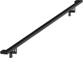 Modern Aluminum Handrail Complete DIY Kit Matte Black - Easy Install