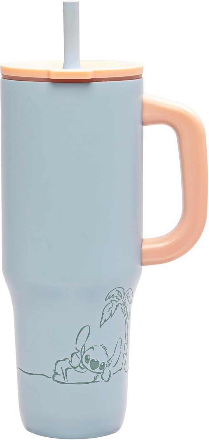 Disney Lilo & Stitch Travel Tumbler - 40oz Stainless Steel Design