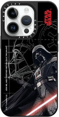 Mirror iPhone 14 Pro Case - Reflective Sith Lord Design