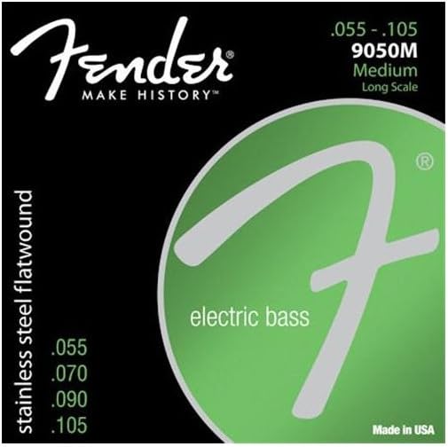 Fender 9050 Bass Strings for Warm Tone and Smooth Playability
