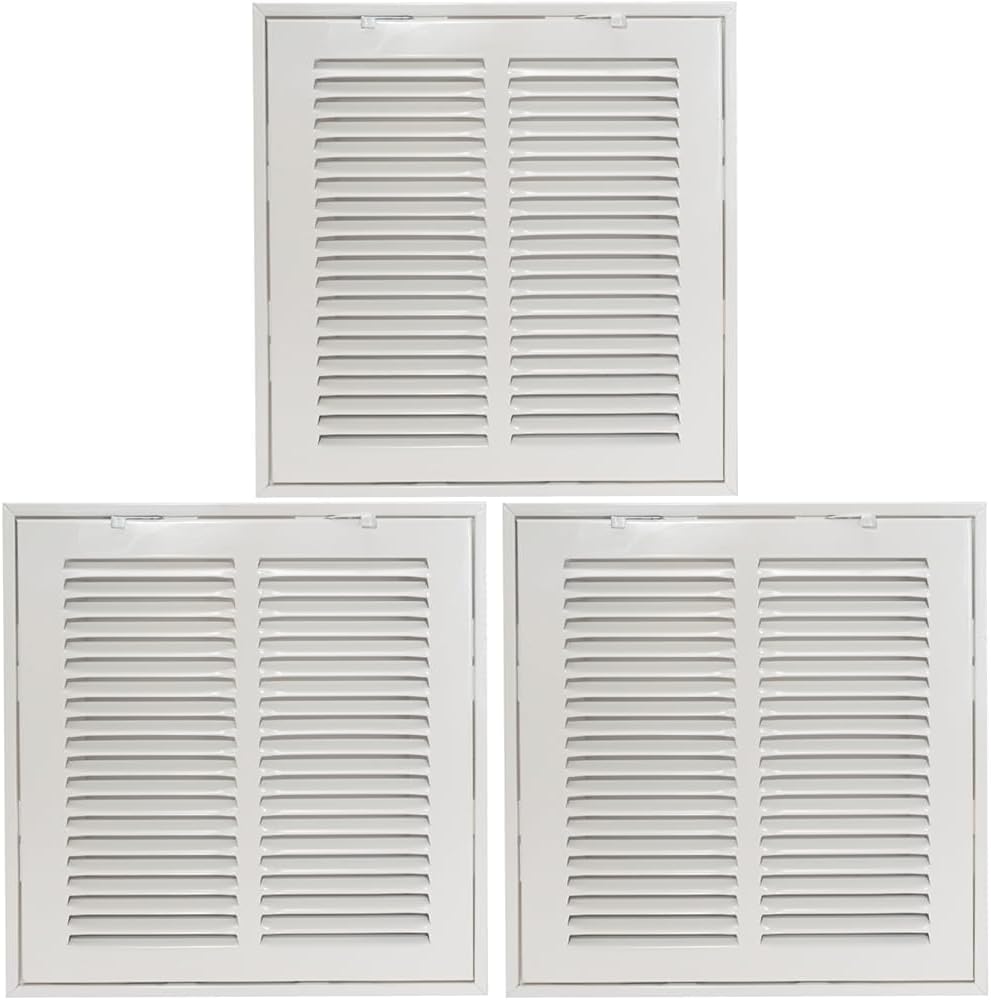 EZ-FLO 14 x 14 Inch White Return Air Vent Cover for Home Use