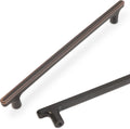 COTYKILEY 7.5 in Oil Rubbed Bronze T-Shaped Cabinet Pulls - 10 Pack