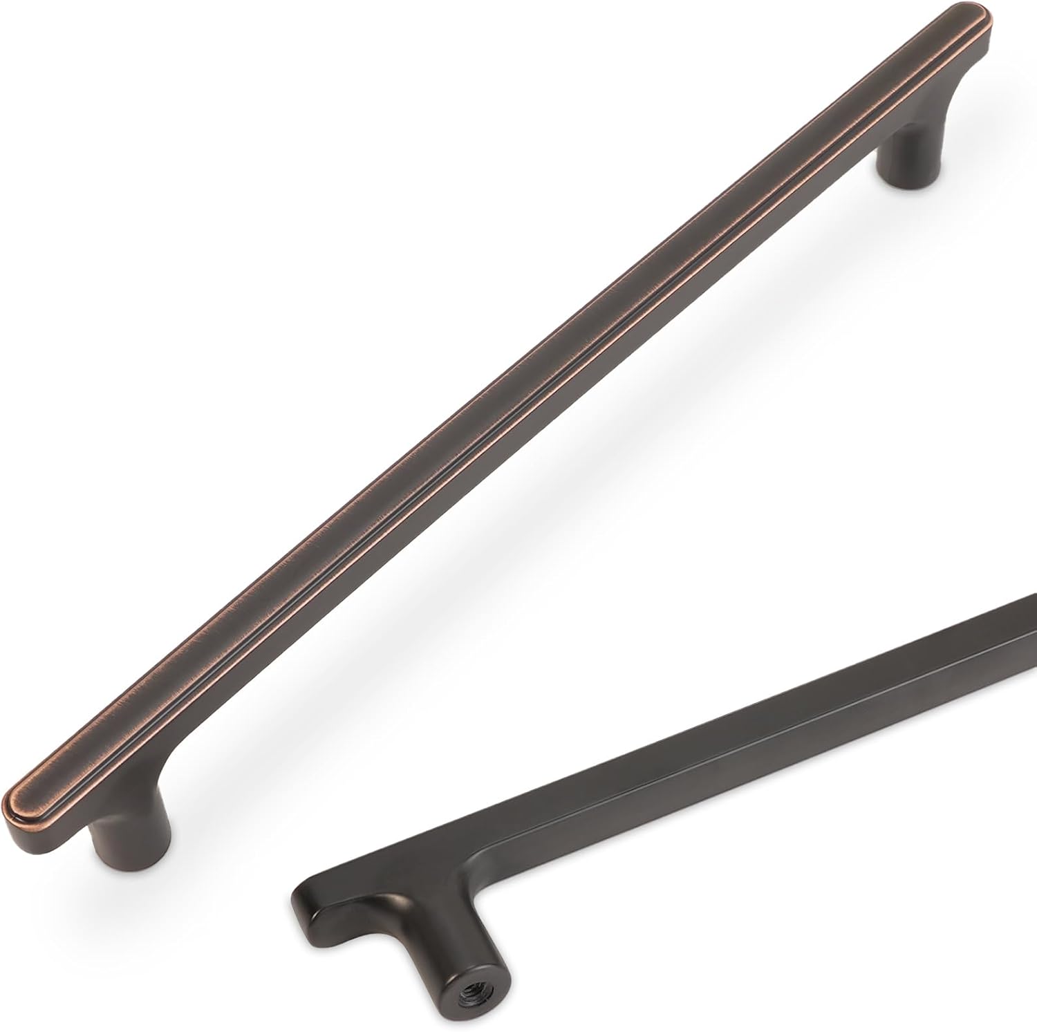COTYKILEY 10 Pack 7.5 Inch Oil Rubbed Bronze Cabinet Pulls