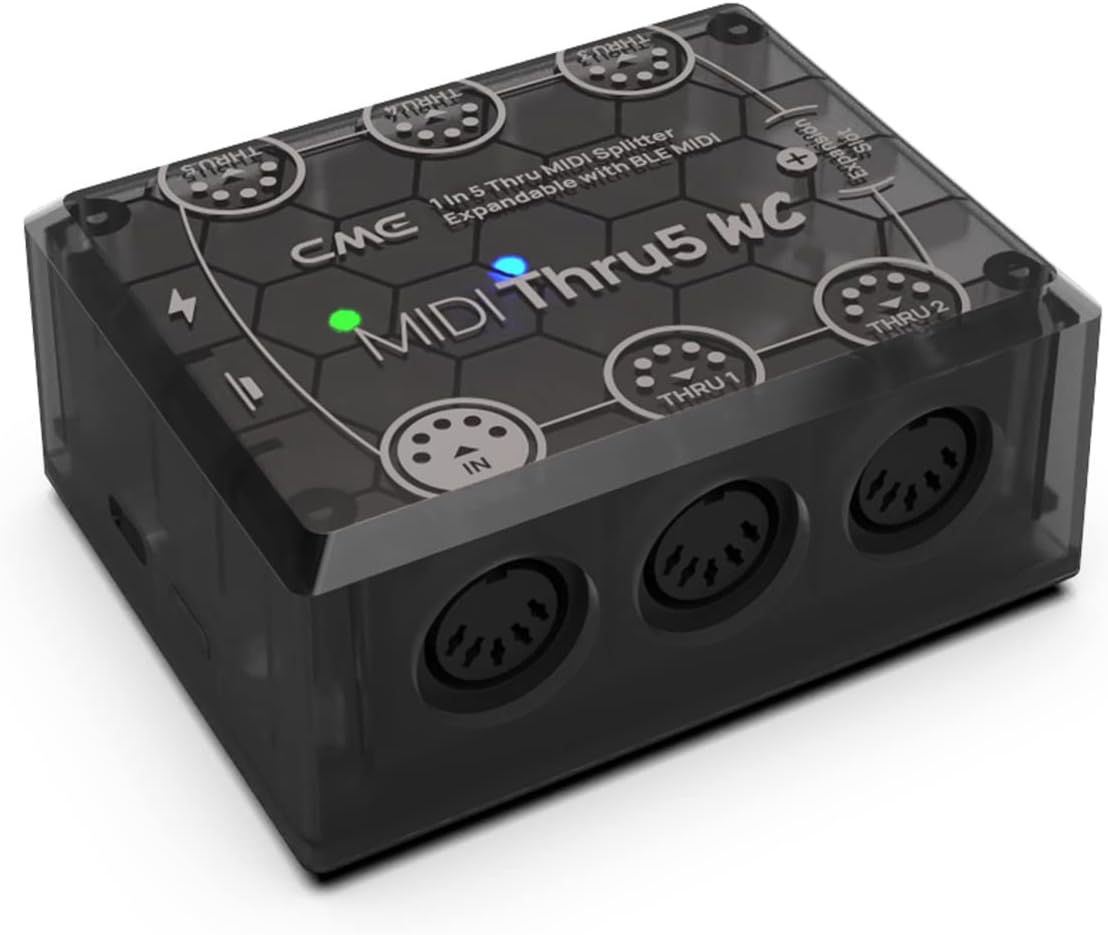 CME MIDI Thru5 WC - Premium 1-to-5 MIDI Thru for Musicians